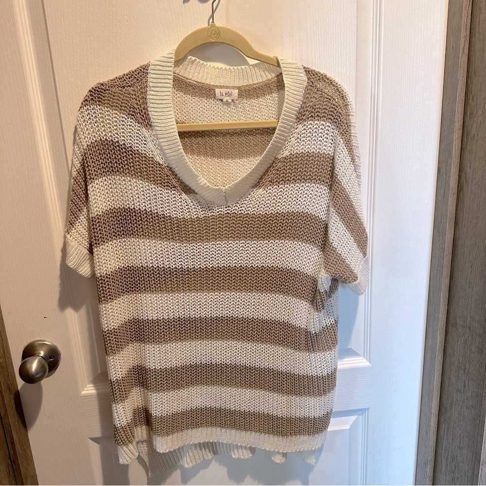 Stripe Sweater natural colors